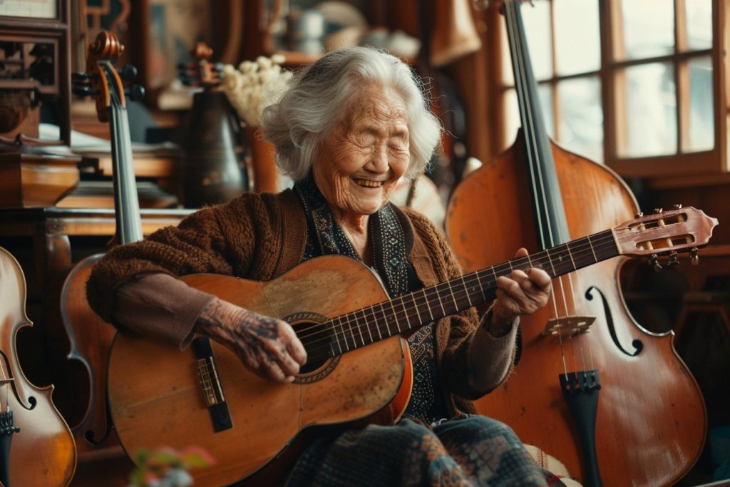 Les bienfaits des instruments de musique pour les personnes âgées