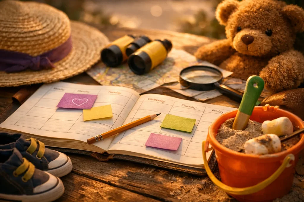 Petits-enfants en vacances chez vous : un rythme qui convient à tous